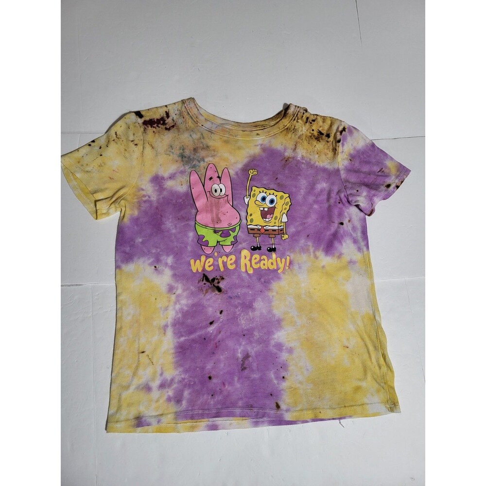 (#6) SpongeBob SquarePants & Friends Tie Dye  Nickelodeon Size Kid's S/CH (3-5)
